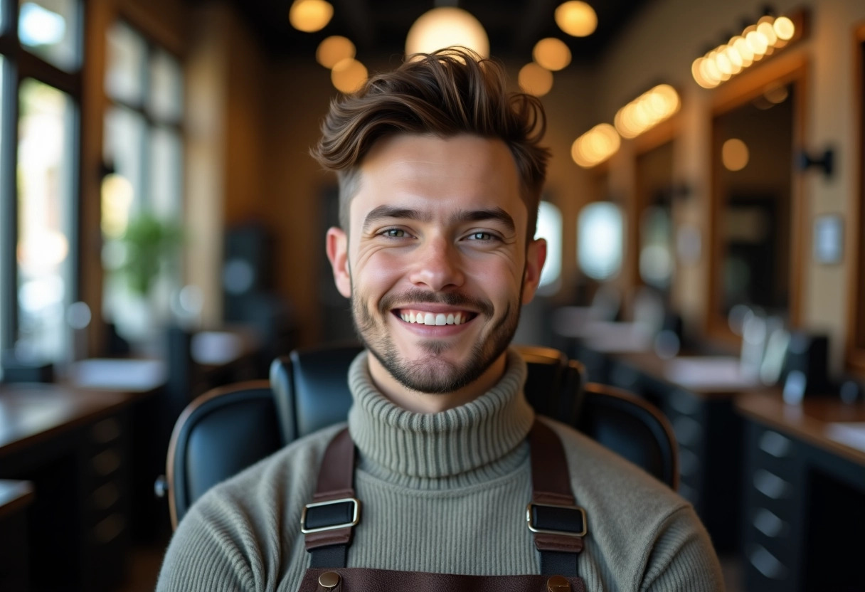 coupe de cheveux mi-longs pour homme