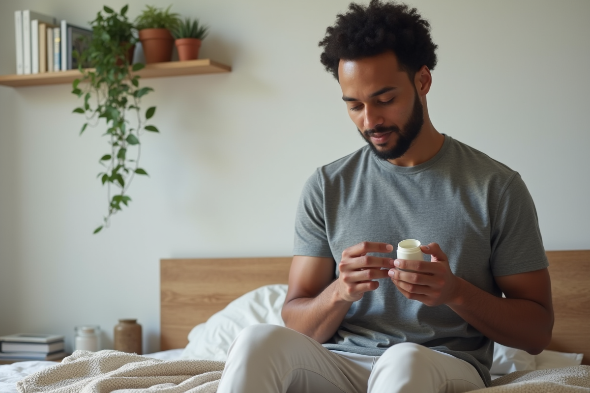 Jeune homme lisant l