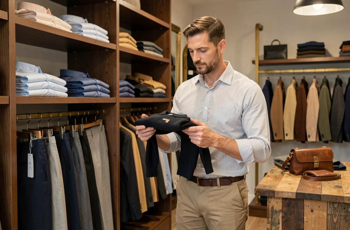 Boutique Ploussu, prêt-à-porter homme élégant à Grenoble